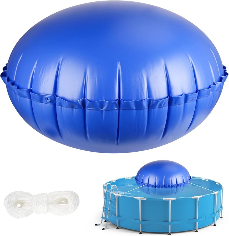 COCHIE 7' x 7' Pool Pillows for Above Ground Pools, Ultra-Thick Cold-Resistant Pool Air Pillow, Winter Closing PVC Ice Equalizer Air Pillows Covers with Rope for Winterizing Support Pools - Image 1